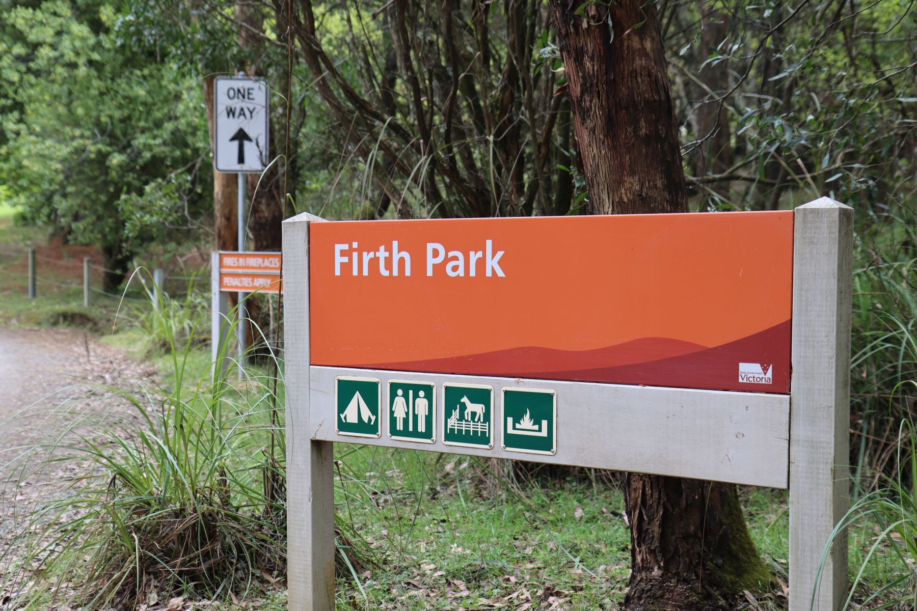 An orange sign reads Firth Park